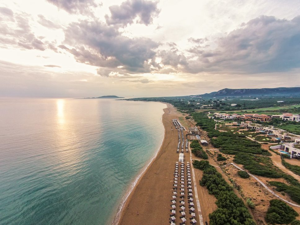 The beach at Costa Navarino - The Romanos and Westin