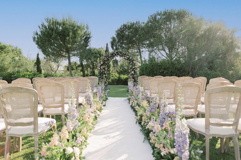 What a wedding can look like at Costa Navarino